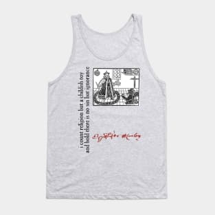 Kit Marlowe - No Sin But Ignorance Tank Top